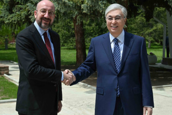 Фотография к новости: Приоритетный характер: Токаев отметил стратегическое партнёрство Казахстана с Евросоюзом