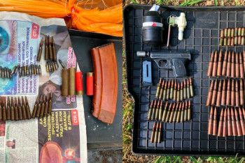 Фотография к новости: Гранаты, снайперская винтовка, патроны: КНБ  за два месяца изъял более 40 единиц оружия