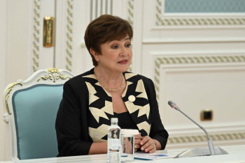 Фотография к новости: Токаев принял в Акорде директора-распорядителя Международного валютного фонда