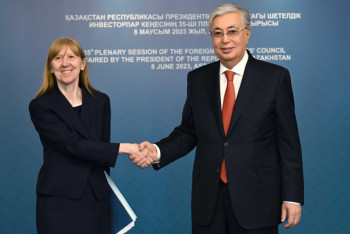 Фотография к новости: Токаев поздравил Антонеллу Бассани с назначением вице-президентом Всемирного банка