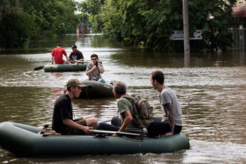 Фотография к новости: Разрушение плотины Каховской ГЭС: уровень воды начал снижаться