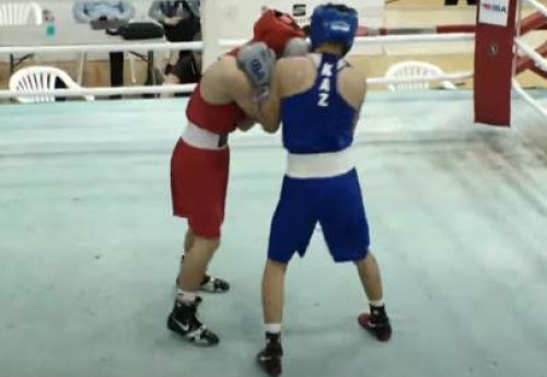 Фотография к новости: Казахстанец после нокаута сразился за золото в Венгрии