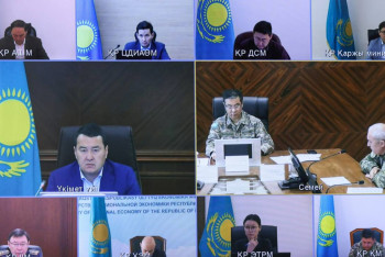 Фотография к новости: Тушение крупного пожара в области Абай обсудили в Правительстве