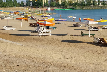 Фотография к новости: На состояние городского пляжа пожаловались жители Кызылорды