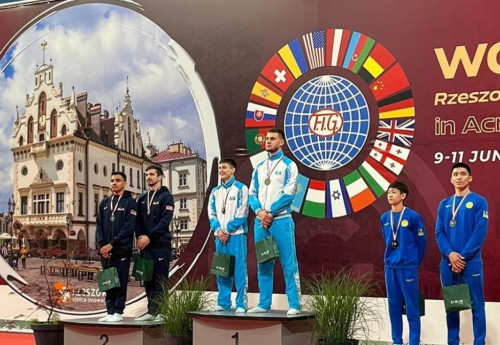 Фотография к новости: Казахстанцы стали победителями этапа Кубка мира по акробатике