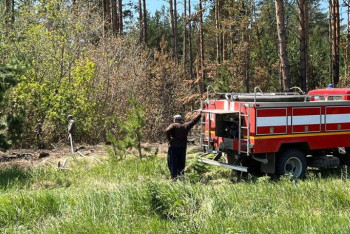 Фотография к новости: Спасатели из двух регионов покидают место пожара в Абайской области