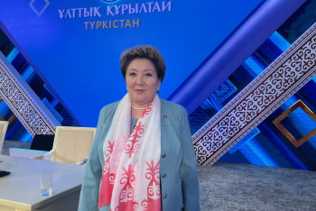 Фотография к новости: Бану Нургазиева: не просто так на Национальном курултае президент много говорил о культуре