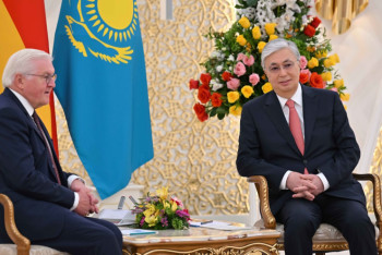 Фотография к новости: Касым-Жомарт Токаев и Франк-Вальтер Штайнмайер провели переговоры в Астане