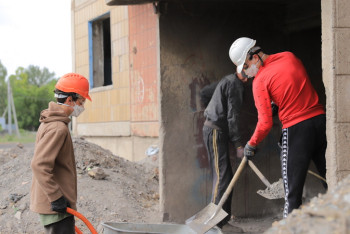 Фотография к новости: В Карагандинской области восстанавливают заброшенные дома для очередников