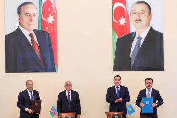 Фотография к новости: Важные документы подписаны по итогам переговоров глав правительств Казахстана и Азербайджана