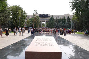 Фотография к новости: Коллективную молитву по погибшим в годы Великой Отечественной совершили в Казахстане