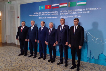 Фотография к новости: Секретари советов безопасности Центральной Азии и России встретились в Алматы