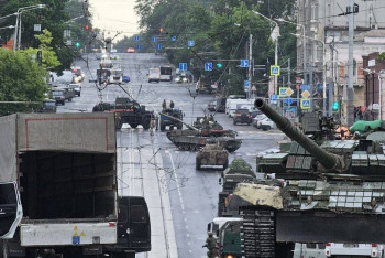 Фотография к новости: Вооружённый мятеж в России: режим контртеррористической операции введен в Москве и трёх областях РФ