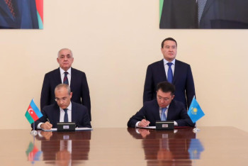 Фотография к новости: Казахстан и Азербайджан подписали несколько меморандумов