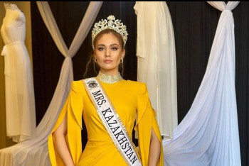 Фотография к новости: Исполнительница главной роли фильма "Томирис" завоевала титул Mrs Globe 2023