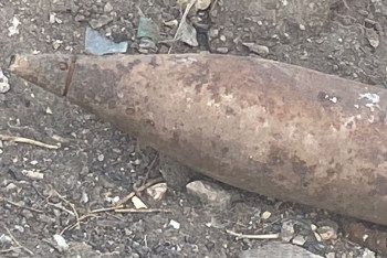 Фотография к новости: Артиллерийский снаряд обнаружили охотники за металлом в Акмолинской области