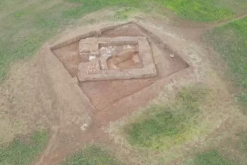 Фотография к новости: Недалеко от Астаны обнаружен мавзолей эпохи Золотой Орды