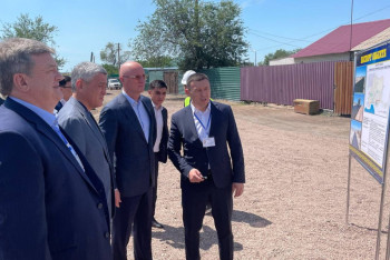 Фотография к новости: Скляр проинспектировал строительство нового котла на Балхашской ТЭЦ