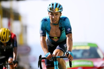 Фотография к новости: Казахстанский гонщик "Астаны" стал седьмым на девятом этапе "Тур де Франс"