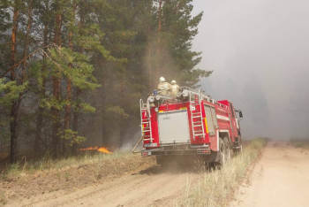 Фотография к новости: На место пожара в "Семей Орманы" вылетел глава МЧС