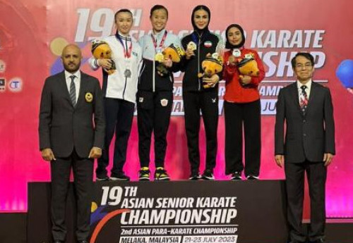 Фотография к новости: 10 медалей завоевали казахстанские каратисты на чемпионате Азии