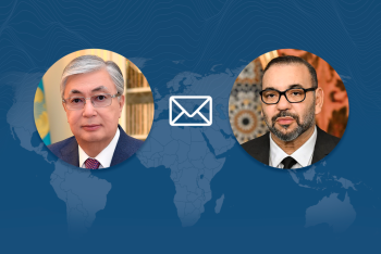 Фотография к новости: Токаев поздравил короля Марокко с Днём Трона