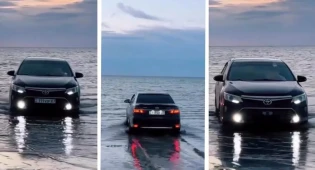 Водителя Camry с подложными номерами, искупавшего машину в озере, арестовали в ЗКО