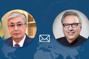 Фотография к новости: Токаев выразил соболезнования президенту Пакистана