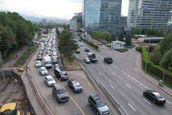 Фотография к новости: Проспект аль-Фараби вновь перекроют в Алматы