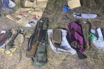 Фотография к новости: Схрон с оружием и боеприпасами обнаружили на окраине Караганды