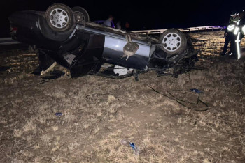 Фотография к новости: Авто перевернулось в Жетысуской области: погибла женщина и пострадал ребенок