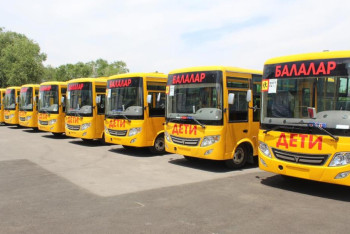 Фотография к новости: 415 автобусов получили сельские школы Казахстана