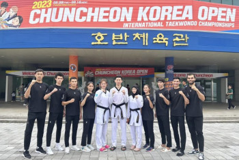 Фотография к новости: Серебро и три бронзы завоевали казахстанские таеквондисты в Корее