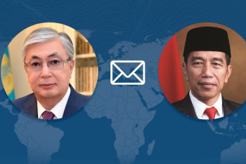 Фотография к новости: Токаев поздравил президента Индонезии с Днём независимости