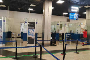 Фотография к новости: На девяти языках приветствуют туристов в аэропорту Алматы