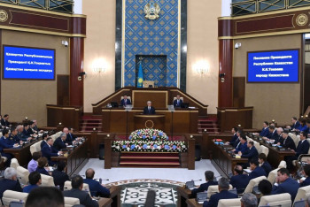 Фотография к новости: Президент Казахстана открыл вторую сессию Парламента VIII созыва