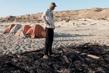 Фотография к новости: Напоминавшие о Мальдивах беседки сожгли в Актау