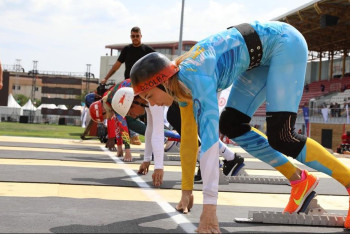Фотография к новости: Казахстанские девушки-пожарные завоевали бронзу в Стамбуле