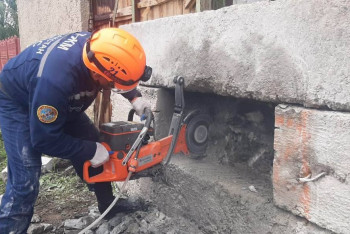 Фотография к новости: Казахстанские спасатели участвуют в совместных учениях ОДКБ в Беларуси