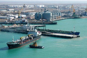 В порту Курык заработает зерновой терминал мощностью 1 млн тонн