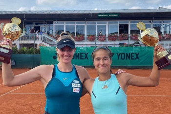 Фотография к новости: Казахстанская теннисистка Жибек Куламбаева одержала победу на турнире в Праге