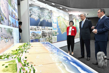 Фотография к новости: Президенту презентовали генплан Конаева