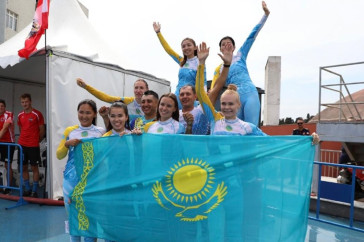 Фотография к новости: Казахстанцы стали призёрами чемпионата мира по пожарно-спасательному спорту