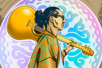 Мурал в память о музыканте Darkhan Juzz появился в Астане