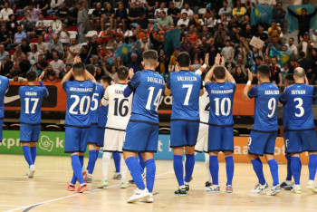 Казахстан оказался сильнее лидера в отборе на чемпионат мира по футзалу