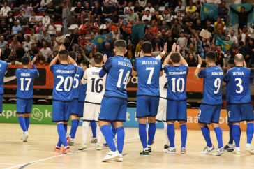 Фотография к новости: Казахстан оказался сильнее лидера в отборе на чемпионат мира по футзалу