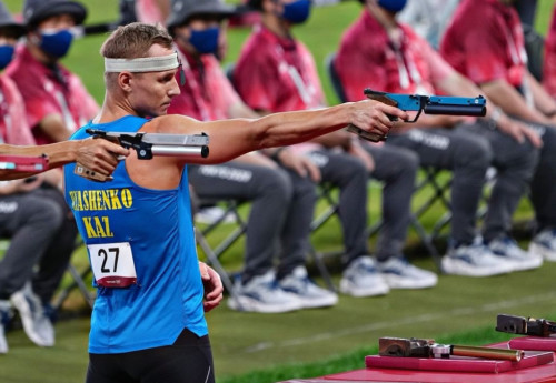 Фотография к новости: Казахстанские пятиборцы вышли в финал Азиатских игр