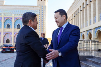 Фотография к новости: Премьеры Казахстана и Кыргызстана встретились в Таразе