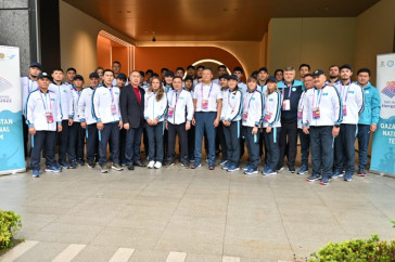 Фотография к новости: Министр туризма и спорта РК посетил атлетическую деревню в Ханчжоу