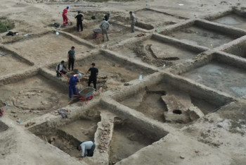 В Атырауской области найдены стены домов, построенных в средние века